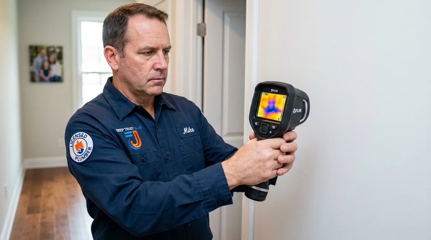 Thermal imaging leak detection by Johns Plumbing LLC in Ahwahnee